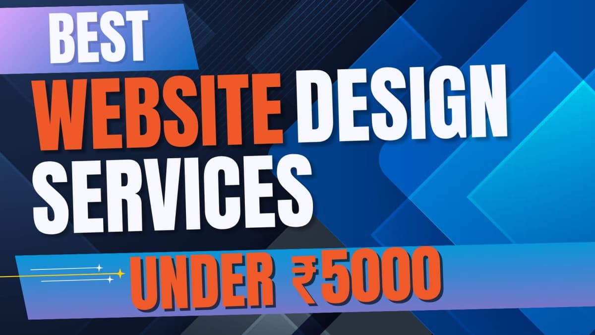 Best Website Design Services Under ₹5000 in India – 2025 Guide